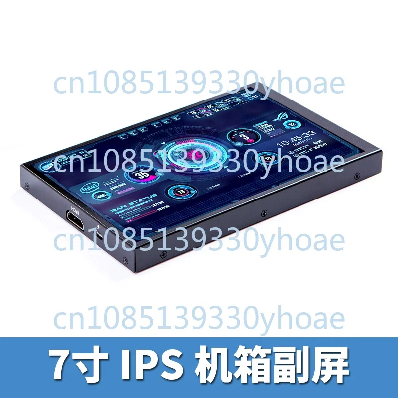 Chassis dynamic secondary screen display, host temperature control secondary screen Aida64