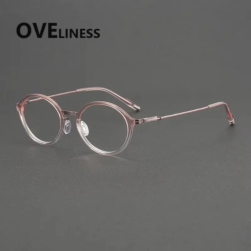 

Fashion Glasses frame Retro Luxury Pure Titanium Acetate Eyeglasses Frames Men Women Spectacles eyewear