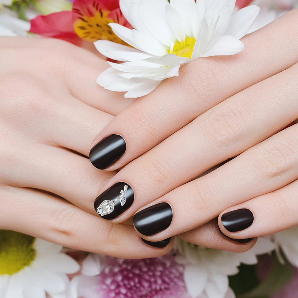 

2Pcs Nail Decoration Premium Material Safe Healthy DIY Creative Art Supplies Women Ladies Female Professional