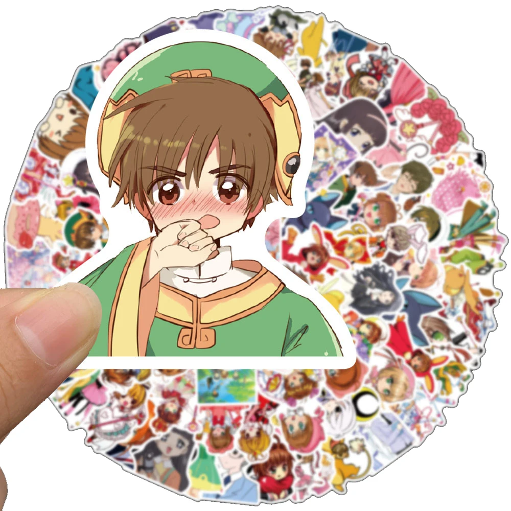 10/30/50PCS Cartoon Anime Cardcaptor Sakura Graffiti Sticker Bike Skateboard Car Helmet Laptop Computer Wholesale