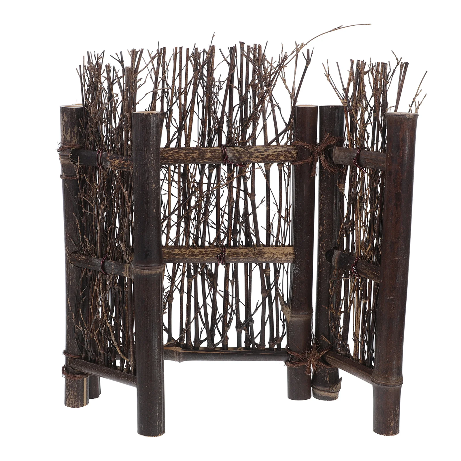 

Japanese Sushi Wood Fence Decorative Miniature Coffee Wood Tray for Sushi Sashimi Serving Table Ornaments Home Kitchen