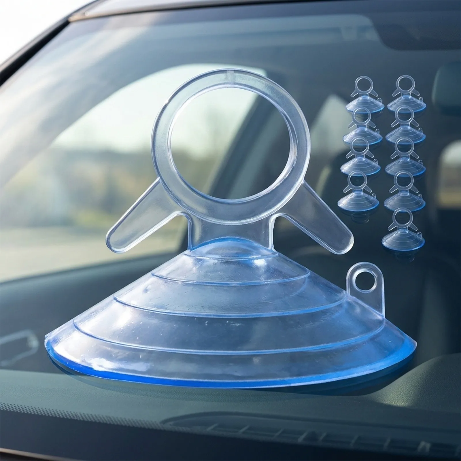 10pcs Clear Suction Cups /Rubber Casement Car Board Suction Cups With Shut Ears Clear Suction Cups /Rubber Casement Car Board