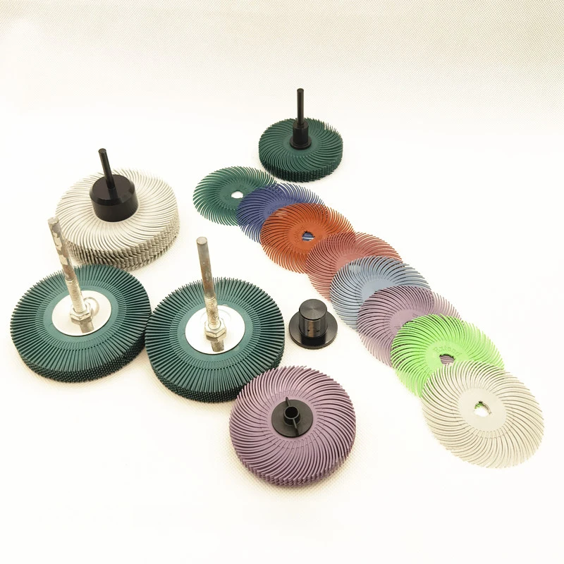 

Rotary CNC Hand Tools Abrasive Wheel Brush for Precision Cleaning And CNC Polishing Deburring Brushes Machining