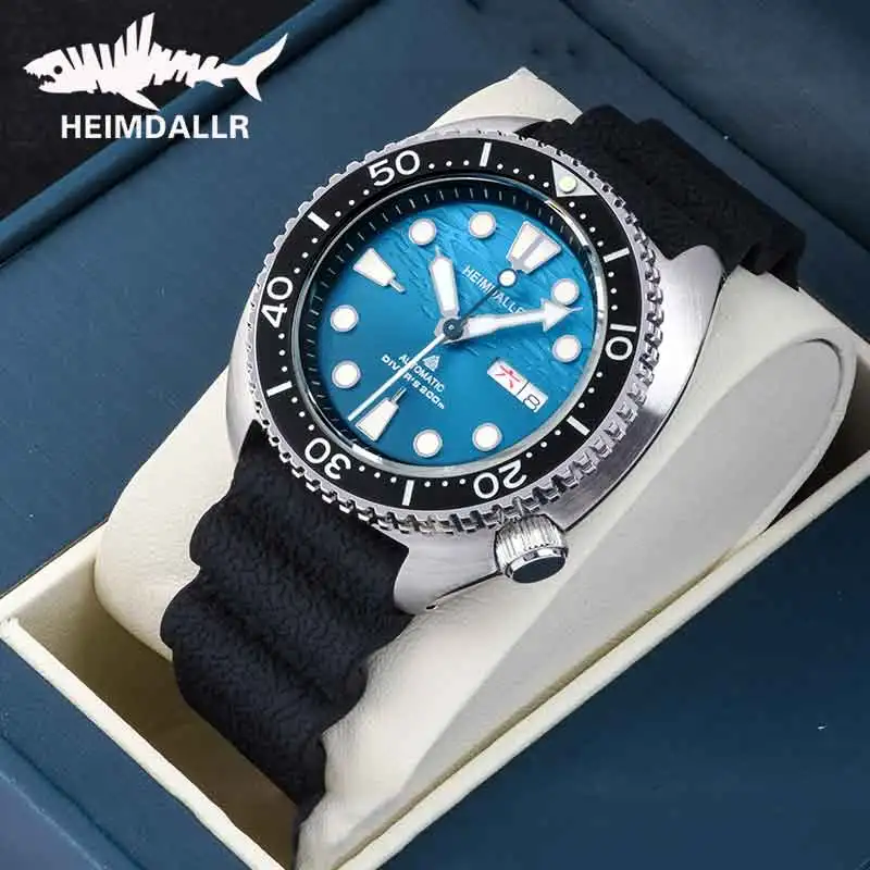 

HEIMDALLR NH36 Automatic Mechanical Men Dive Watch BGW-9 Super Luminous Sapphire Glass 20Bar Waterproof 316L Steel Watch For Men