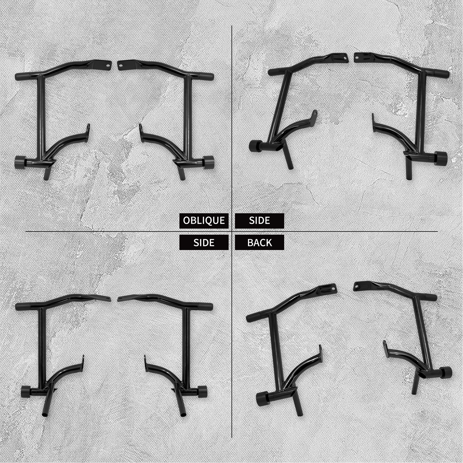 Motorcycle Saddlebags Crash Bars Guards Bumpers For Harley Touring Road King Street Electra Glide FLTRX 09-24 Saddlebags Bumpers