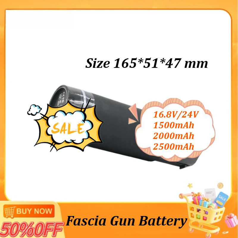 

16.8V/24V 1500mAh/2000mAh/2500mAh for Fascia Gun for Massage Gun Lithium Battery 4-series/6-series Rechargeable Battery