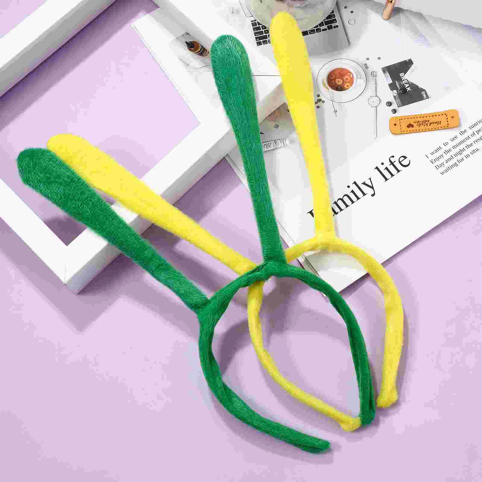 4 Pcs Bee Hair Bands Tentacle Headband Kids Headdress Day Party Decorations Costume Favors Baby