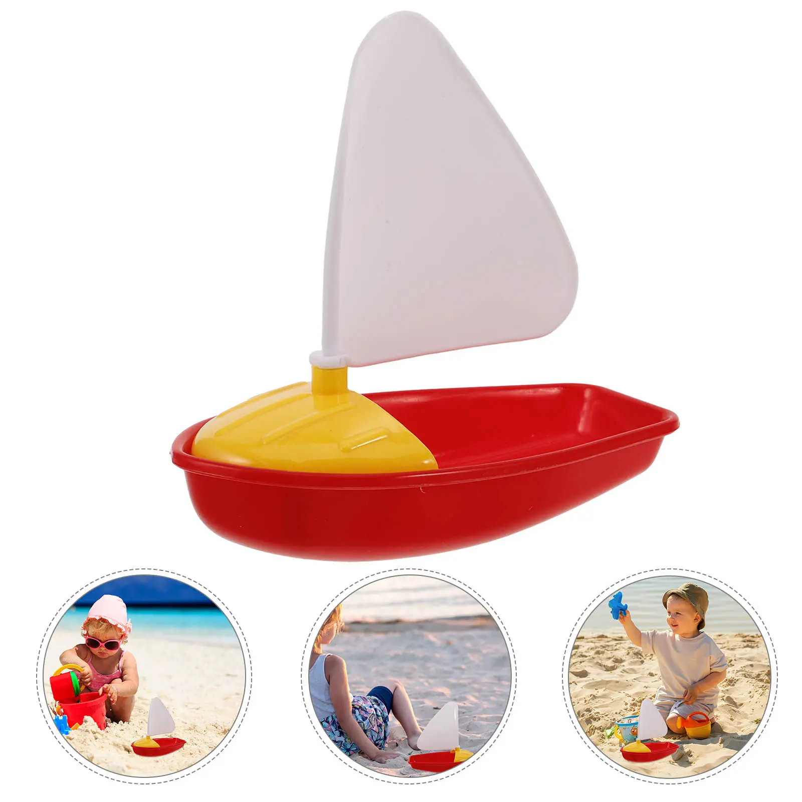

Floating Sailboat Kids Water Play Mini Sailboat Bath Swimming Pool Boat Floating Watercraft Summer Fun Activities