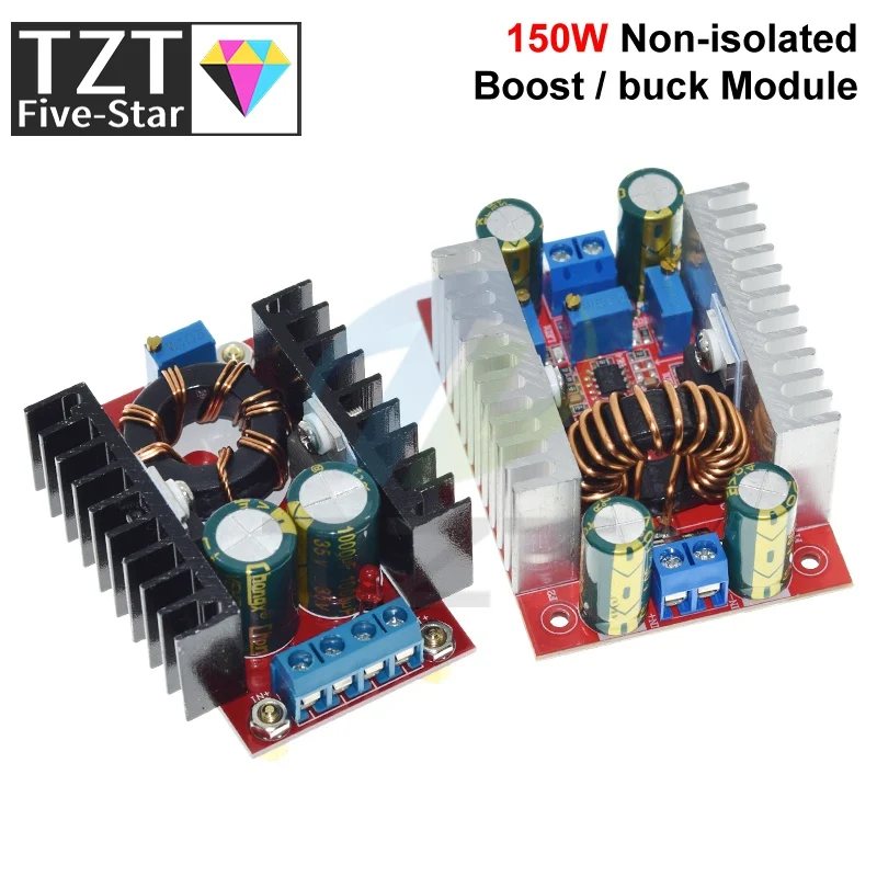 TZT DC-DC 150W 10A 10-32V To 12-35V Boost Converter / 5-40V To 1-36V 10A Step Down Module Constant Current Power Supply