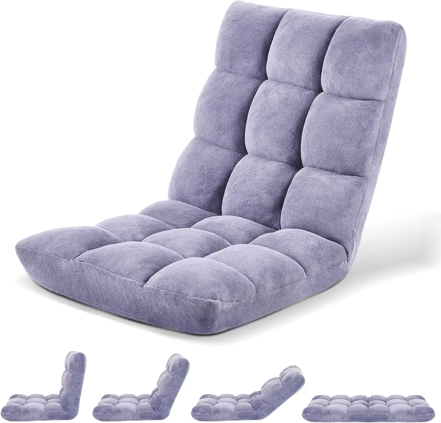 

Chair with Back Support, Adjustable Backrest, Style for Reclining, Gaming