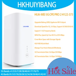 Unlocked HUA WEI 5G CPE PRO 2 H122-373 WiFi 6 3.6Gbps 5G 4G LTE Cat19 Wireless WiFi Router With Sim Card 5G Home Gigabit Modem