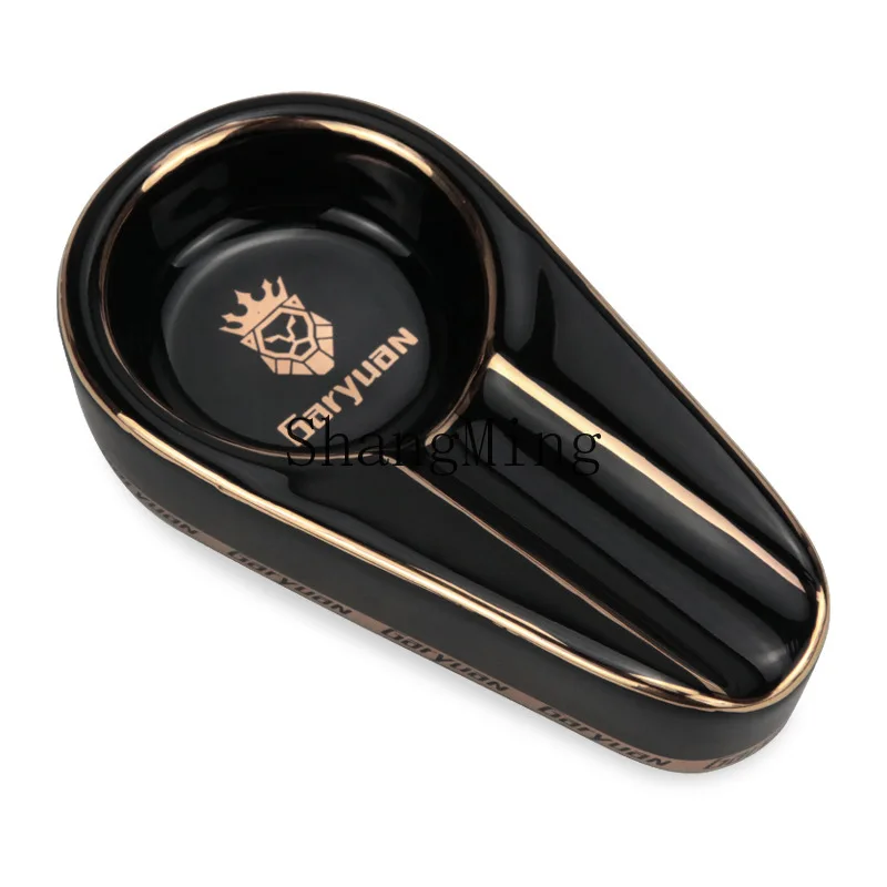 

PYH Cigar Ashtray Ceramic Ashtray Personalized Creative Cigar Special Ashtray Accessories