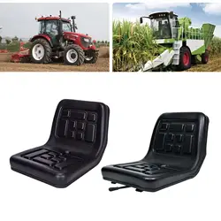 Waterproof Tractor Seat with Drainage Holes Design, Tractor Seat Harvesters Seat for Rice Transplanters Road Sweepers Vehicles