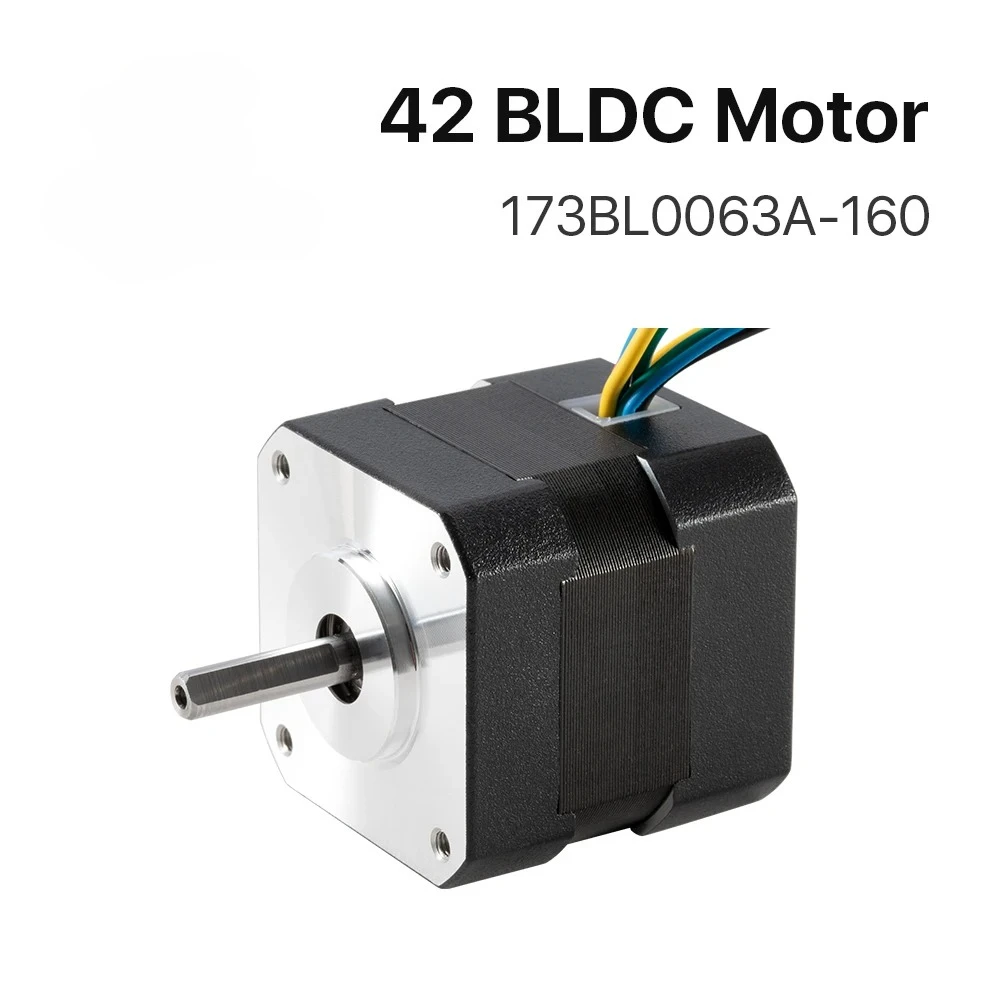 Nema17 BLDC Motor 26W 42mm 3-Phase 4000Rpm 24VDC Square Brushless Motor with Hall-Sensor For 3D Printer