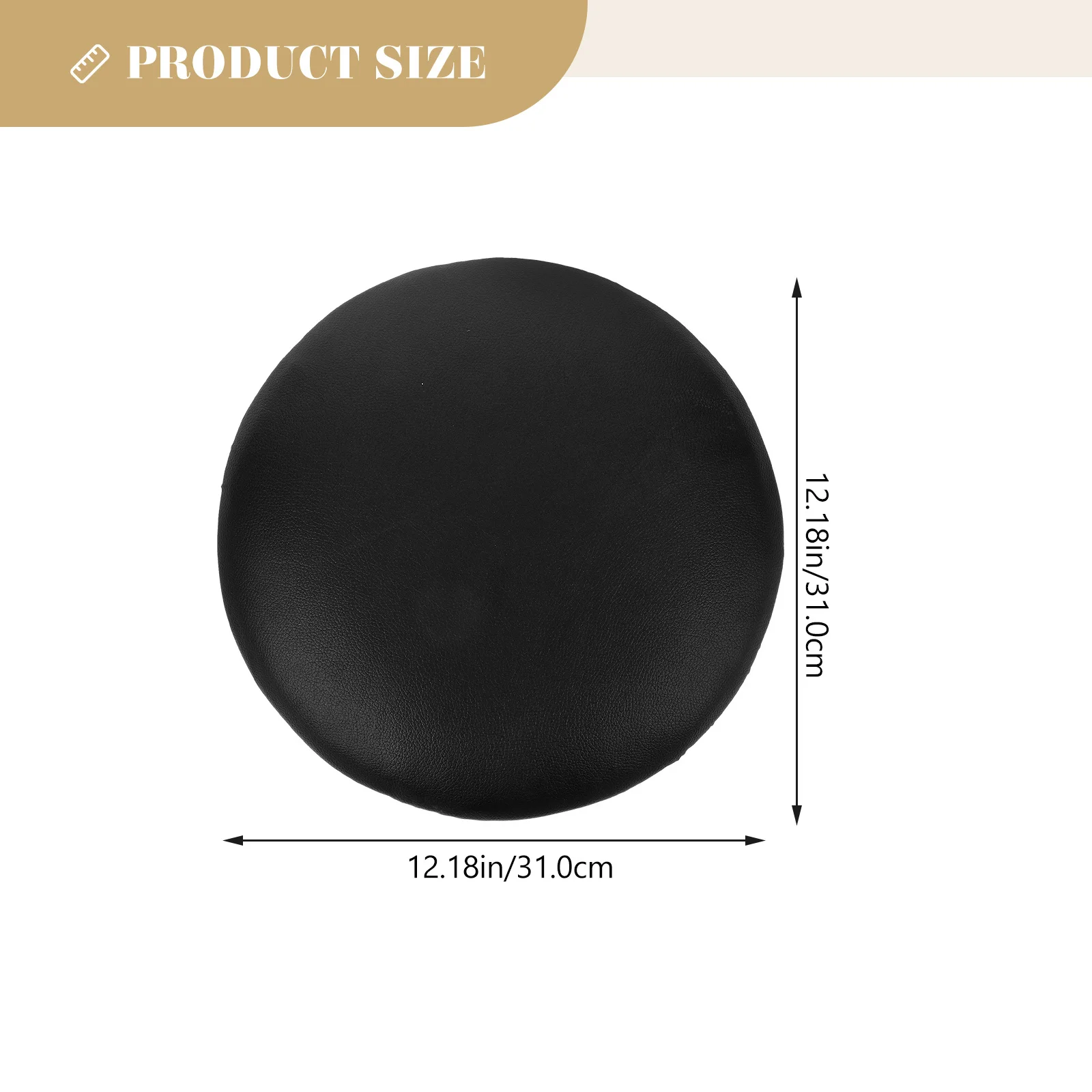 Hocker Sitzkissen Rutschfestes rundes Polster Esszimmer Bürostuhl Ersatz Rundes Kissen Stuhlsitz Ersatz