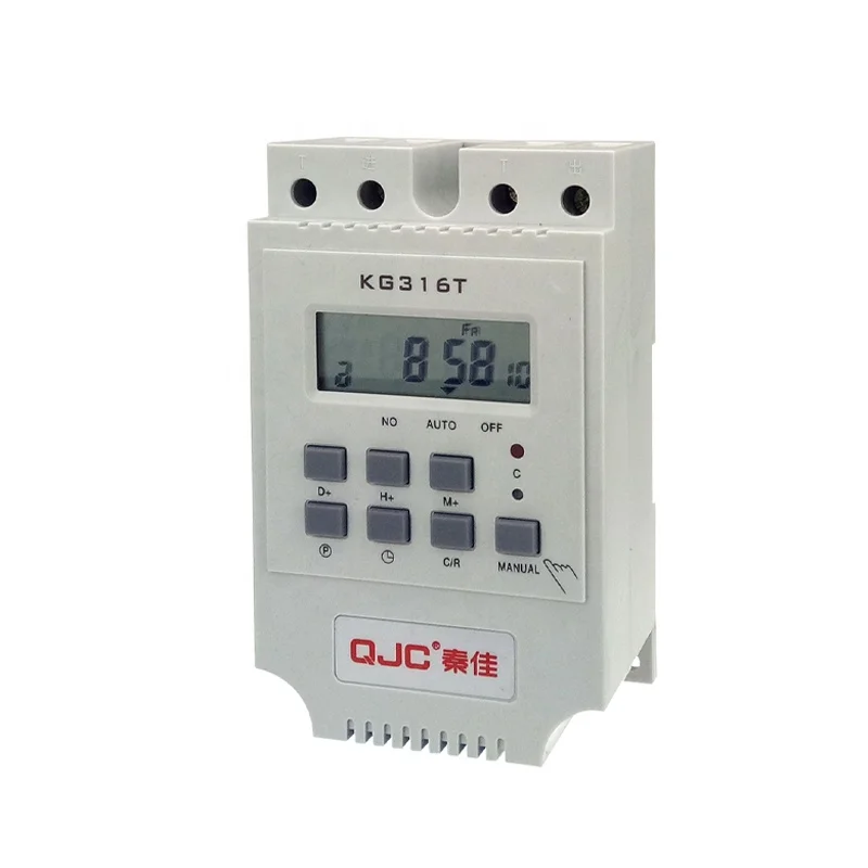 QJC Manufacturer OEM ODM Wall Mounted KG316T Time Switch Digital Timer