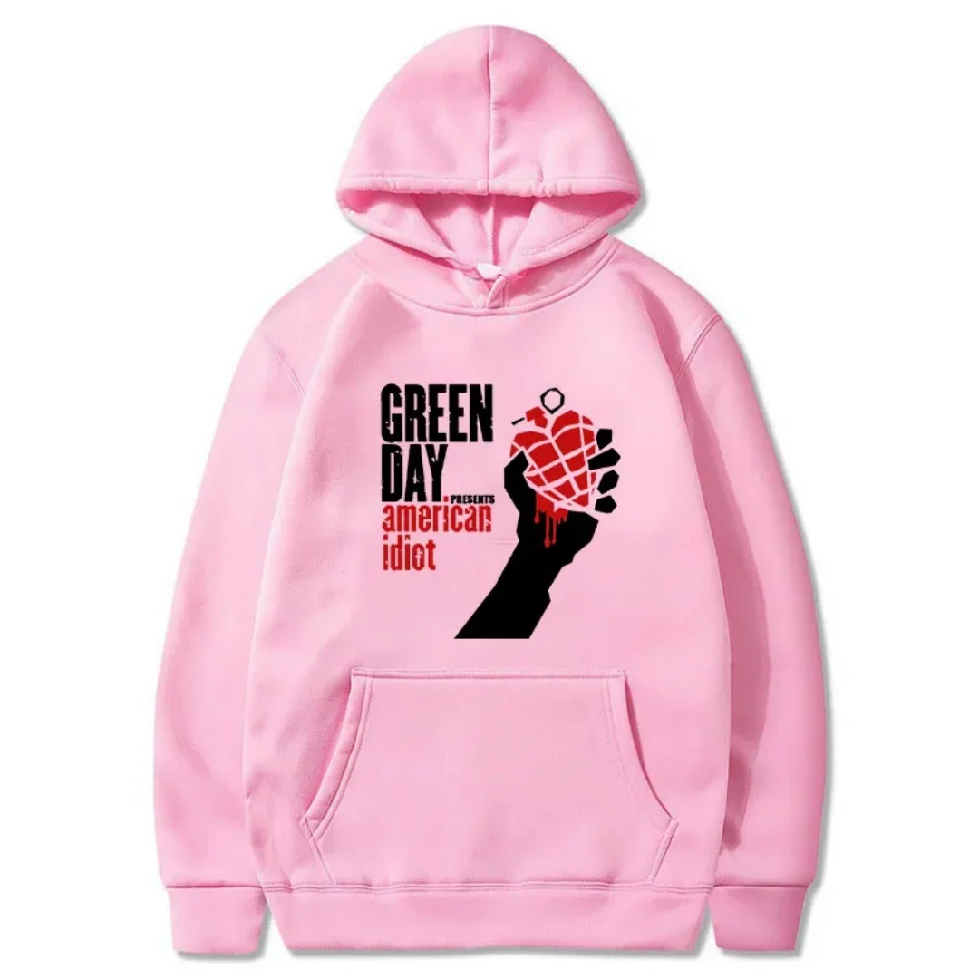 Nieuwe Heren Hoody GREEN DAY Gedrukt Tops Puur Katoen Lente En Herfst Mode Kinderhoodie Heren En Dames Y2K Hoodie