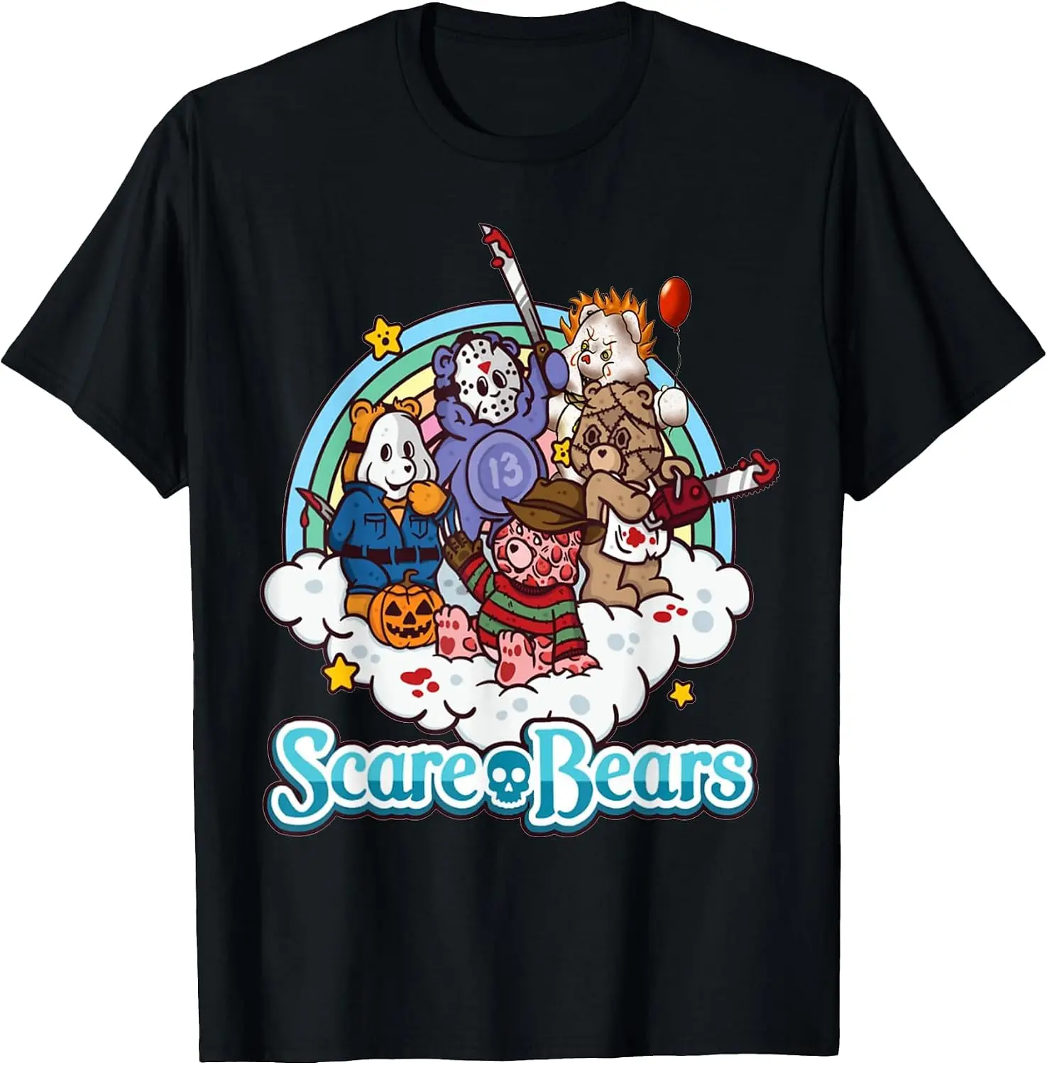Scare Bears Halloween Party Scary T-Shirt