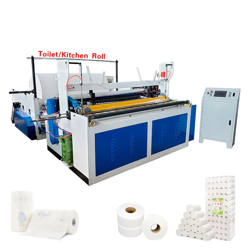 Semi Automatic Small Toilet Paper Roll Making Machine for Toilet Tissue Paper Making Machine Cheap Price