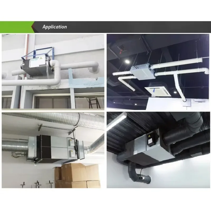 ERV Hvac Erv Manufacturer  2000 CMH ERV Heat Recovery Ventilation Fresh Air Systems For Basements