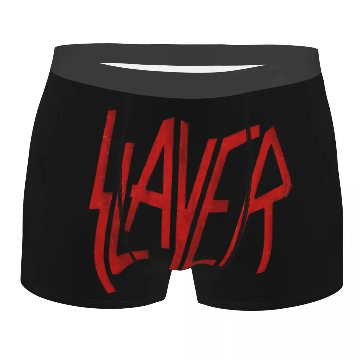 Slayers Letter Underwear Male Printed Custom Heavy Boxer Shorts Panties Briefs Breathable Underpants