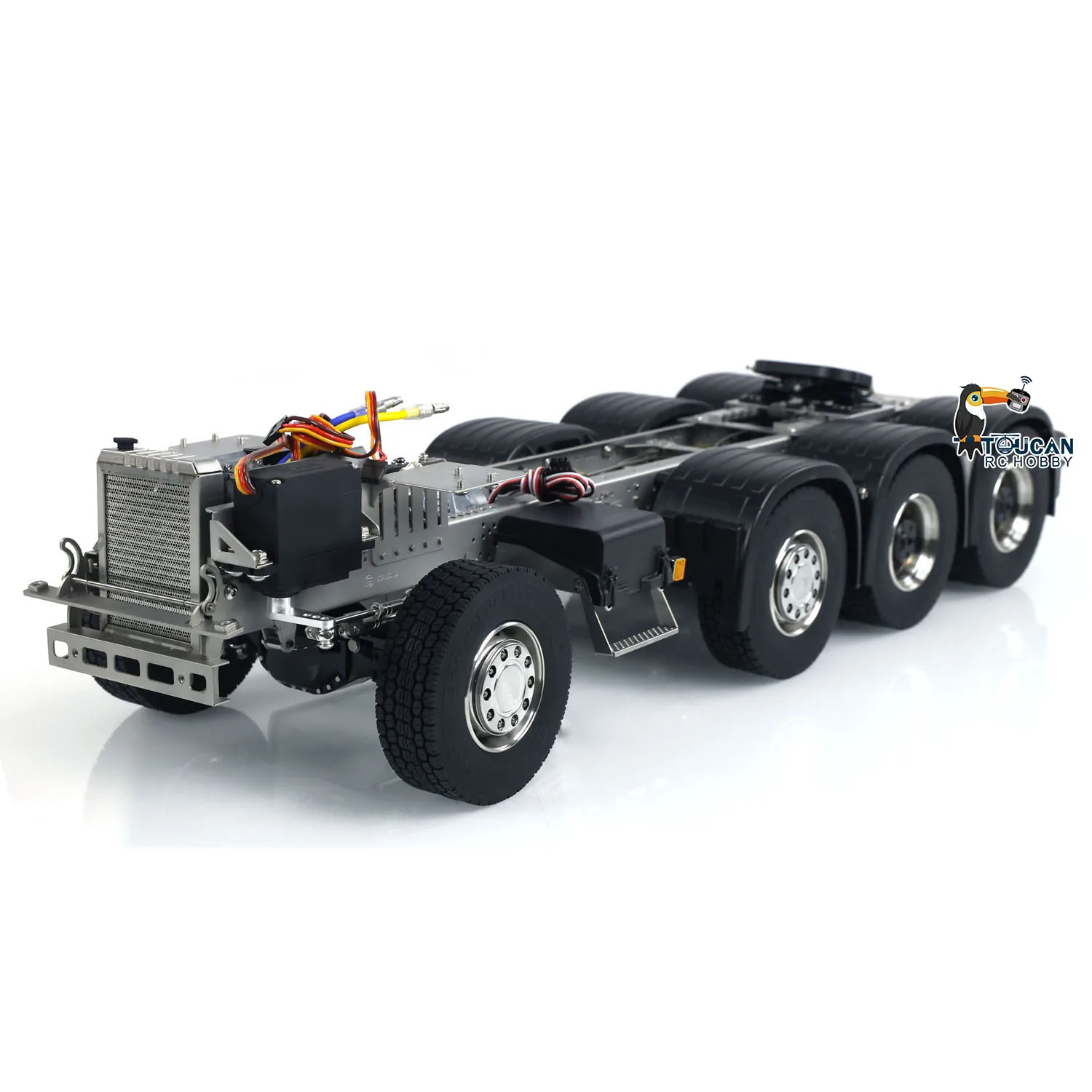 8x8 Radio Control Metal Chassis for Toys 770S 1/14 RC Tractor Truck Model 3-speed Transmission Vehicle Cars for Boys TH23783