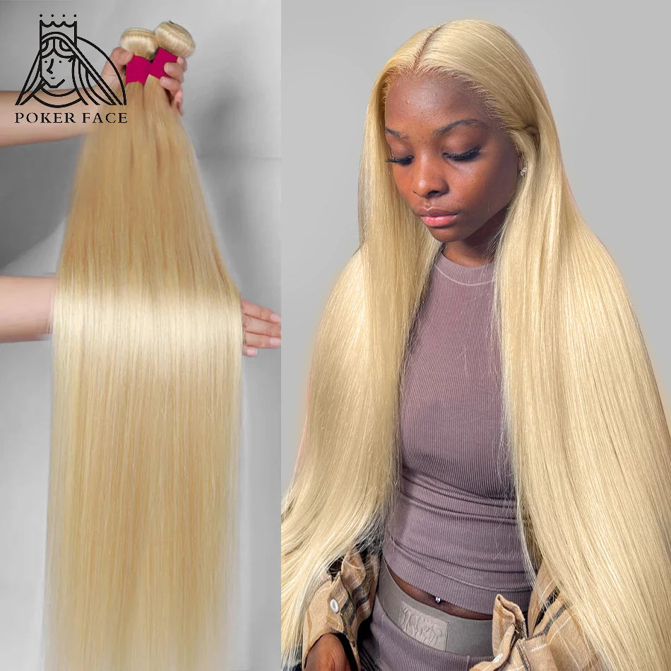 HD Transparent 613 Blonde Straight 13x6 Lace Frontal Wig Brazilian Colored Preplucked 13x4 Lace Front Wig Human Hair For Women