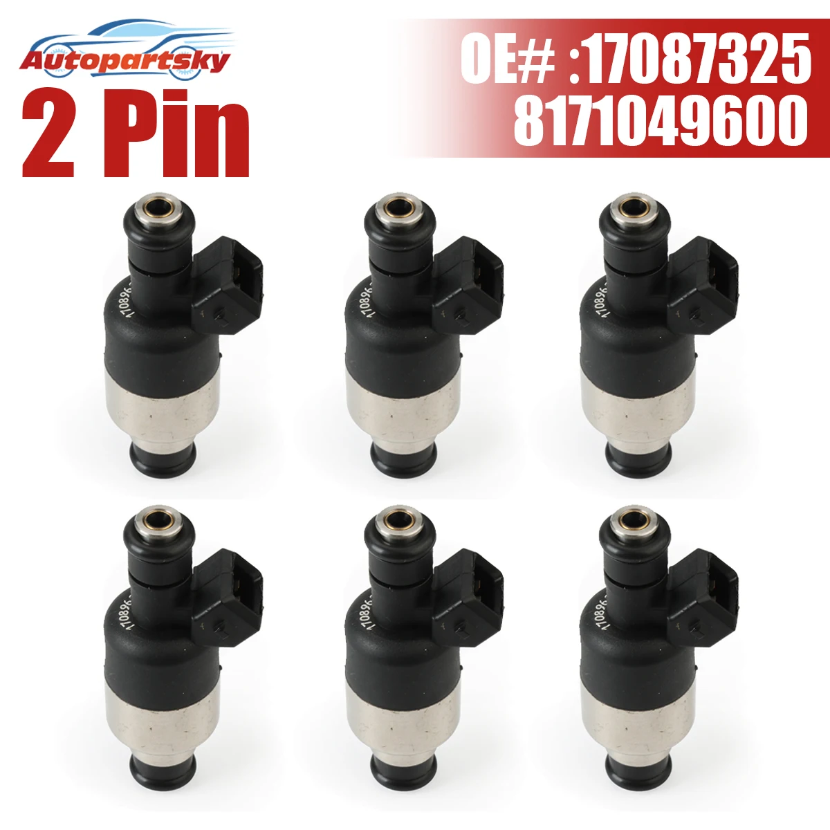 6PCS OEM #17089625 High Quality Fuel Injector 6PCS For Honda Passport For Acura CL TL MDX For Isuzu Trooper Rodeo 81710 17087325