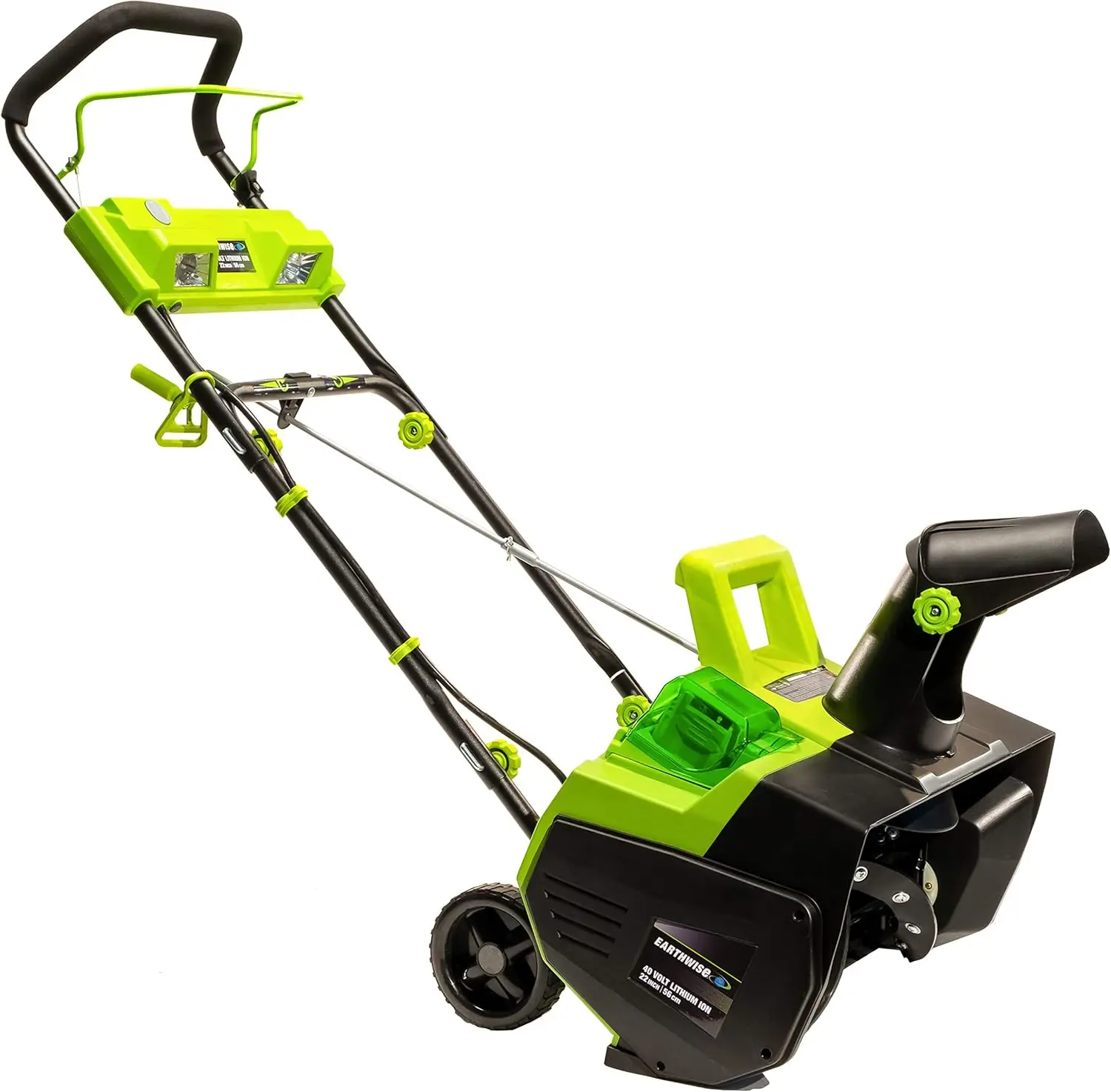 

22" 40V Cordless Electric Snow Thrower 4.0AH Battery & Charger Included Safety and Ease of Use