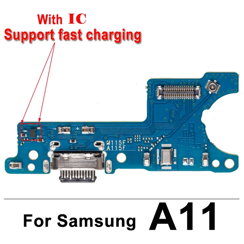 USB Doct Connector Fast Charging Port Board Flex For Samsung A10 A20 A30 A40 A50 A70 A01 A10S A20S A11 A12 A31 A51 A71 A21S