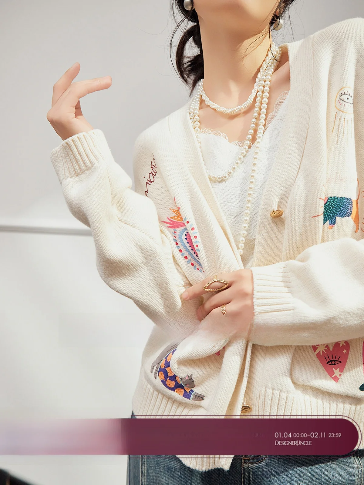 

Женский вязаный свитер на осень-зиму с V-образным вырезом, принтом, длинным рукавом, теплый, для повседневной носки, цельный.