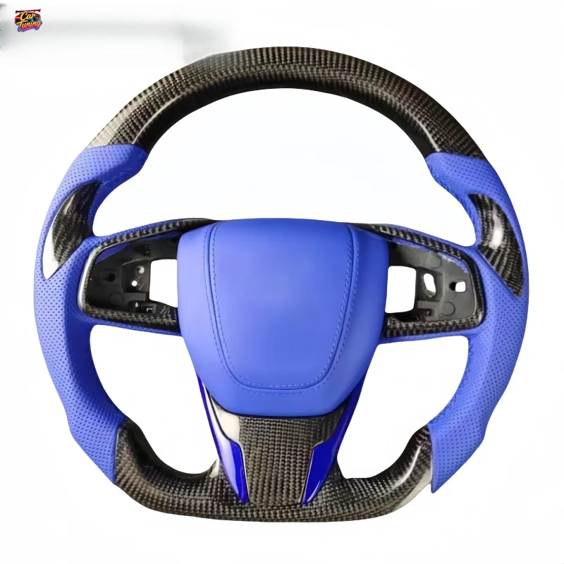 For Honda 10thCivic CRV Breeze 10th Generation Customized Carbon Fiber Steering Wheel Modification Without Airbag