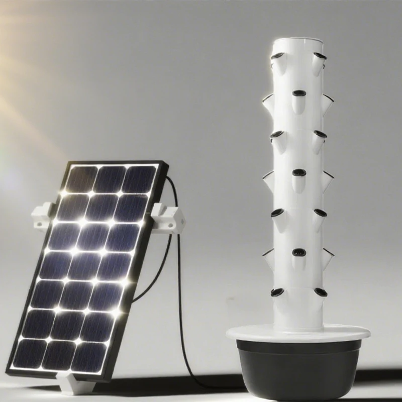 

5 Tier Plant Solar Acre Pot Tower for Hydroponic Lettuce Growing Planting Use