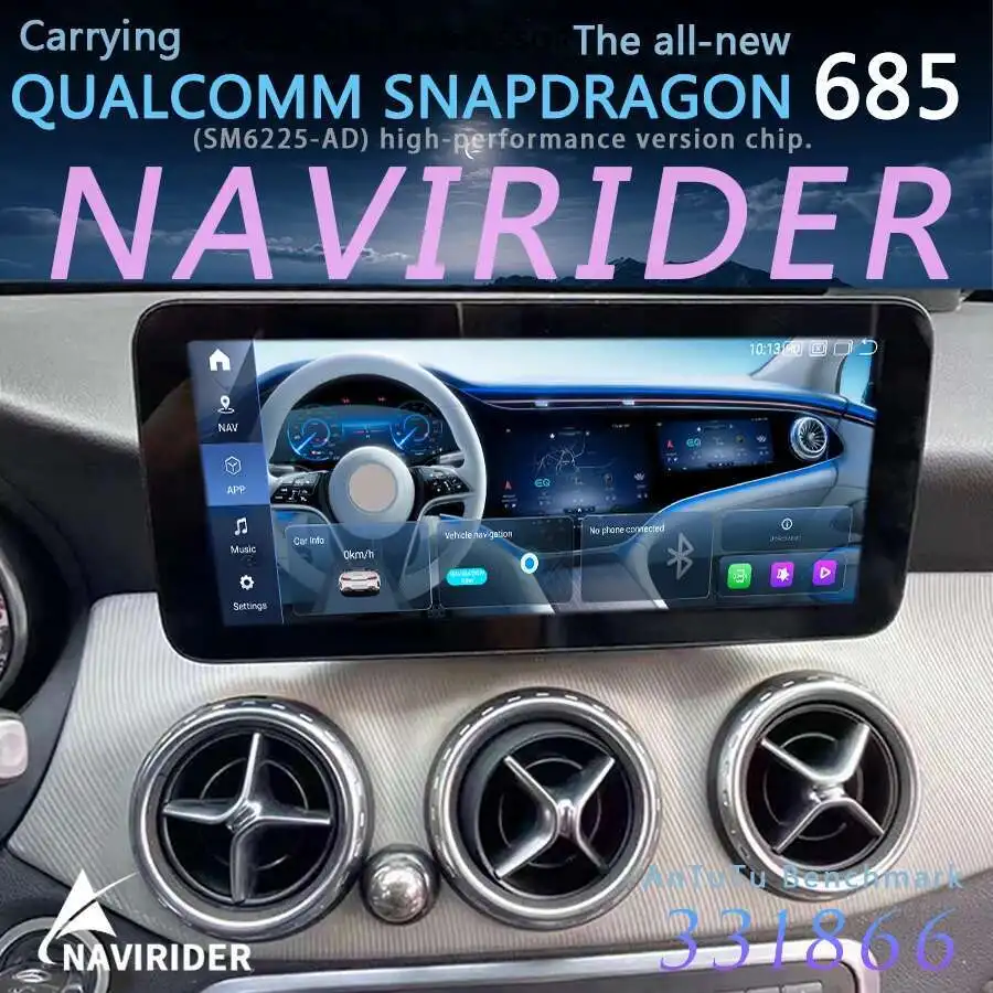 مشغل فيديو ستيريو لمرسيدس بنز الفئة W176 GLA X156 CLA C117 2013-2018 GPS 2.8GHZ CPU أندرويد 14 Carplay راديو السيارة التلقائي