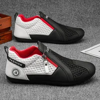 Mocassins pour hommes, chaussures de course respirantes pour hommes, baskets légères en maille à semelle souple, baskets décontractées sportives, chaussures d'été tendance 1