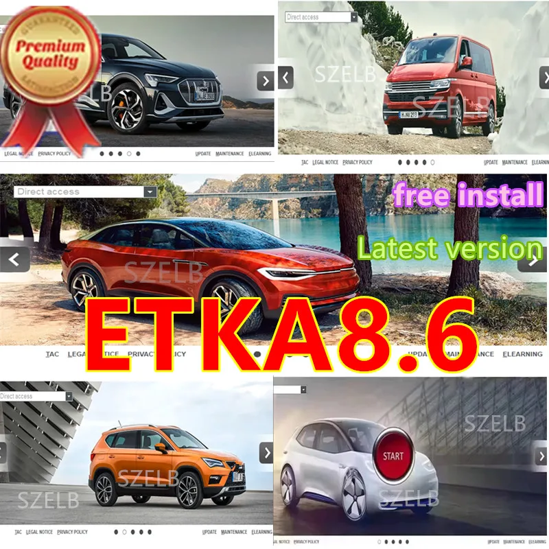 

Etka 8.6 software Auto Repair Software Group Vehicles Electronic Parts Catalogue for A-udi for V-W SE/AT+SKO/DA ETKA Free instal