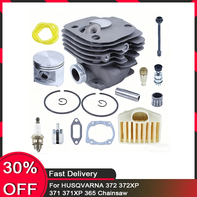 

50mm Cylinder Piston Kit for HUSQVARNA 372 372XP 371 371XP 365 Chainsaw