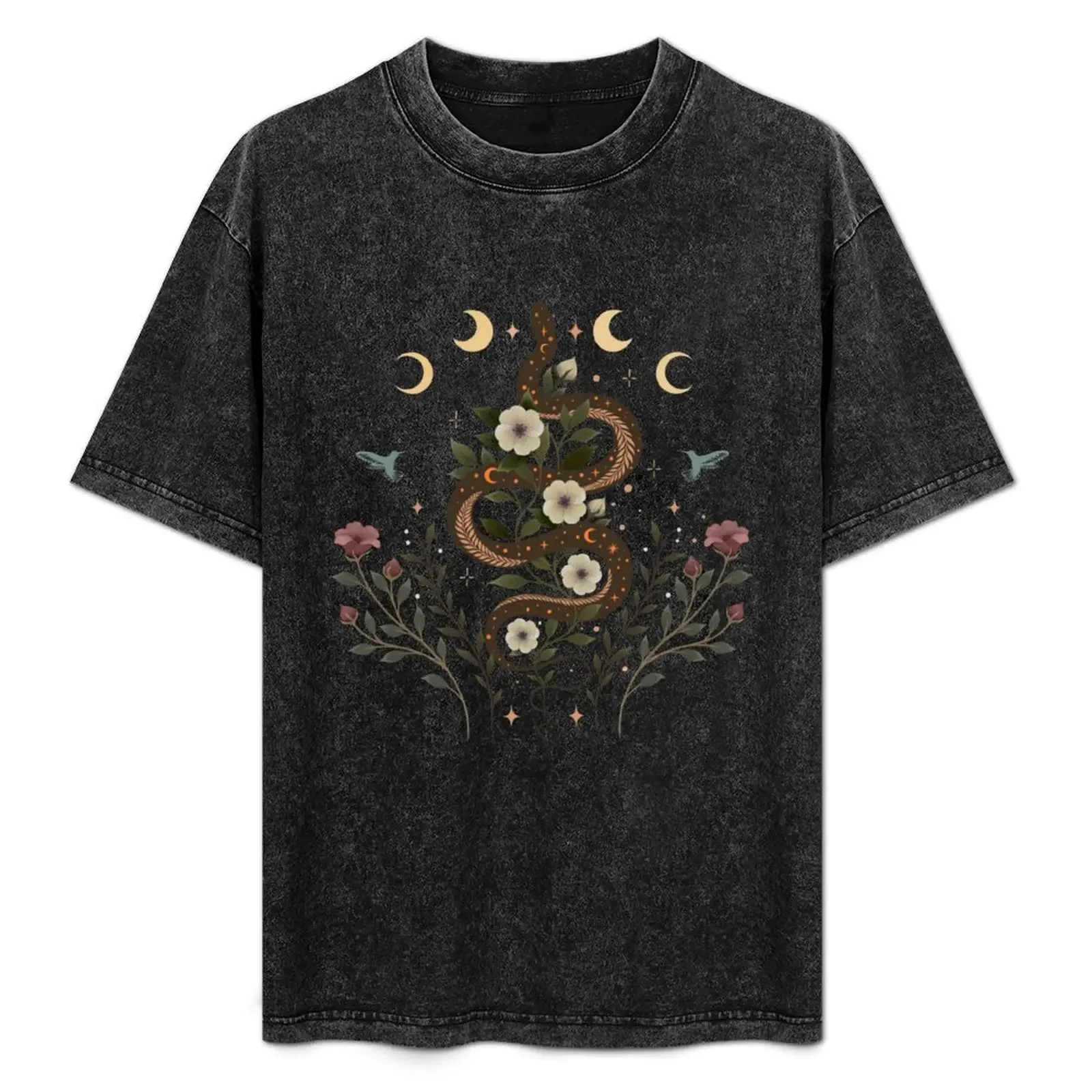 

Serpent Spell-Colour T-Shirt Comfortable Workout Short Sleeve Shirt