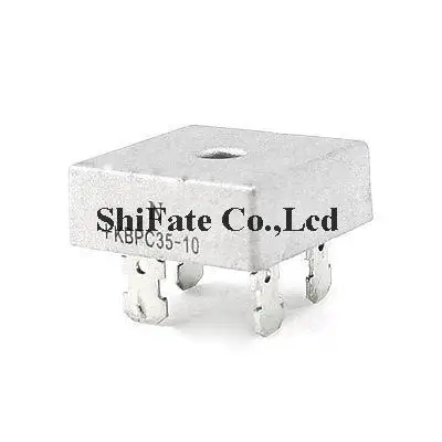 KBPC35-10 1KV 35Amp Single Phase Bridge Rectifier Half-Wave Silver Tone-
