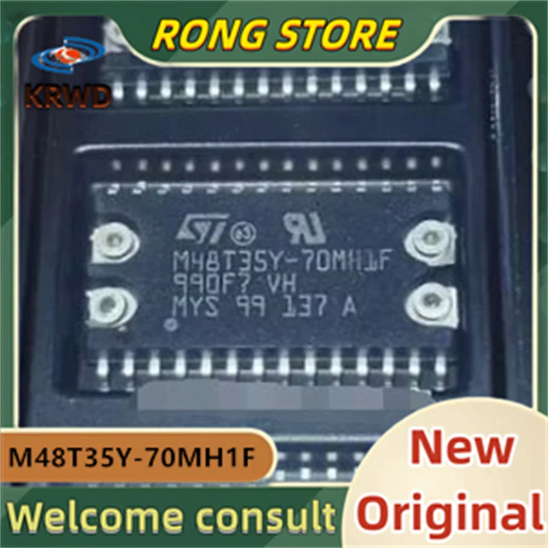 

2pcs M48T35Y M48T35Y-70MH1F M48T35Y-70MH1 SOH28 New and Original