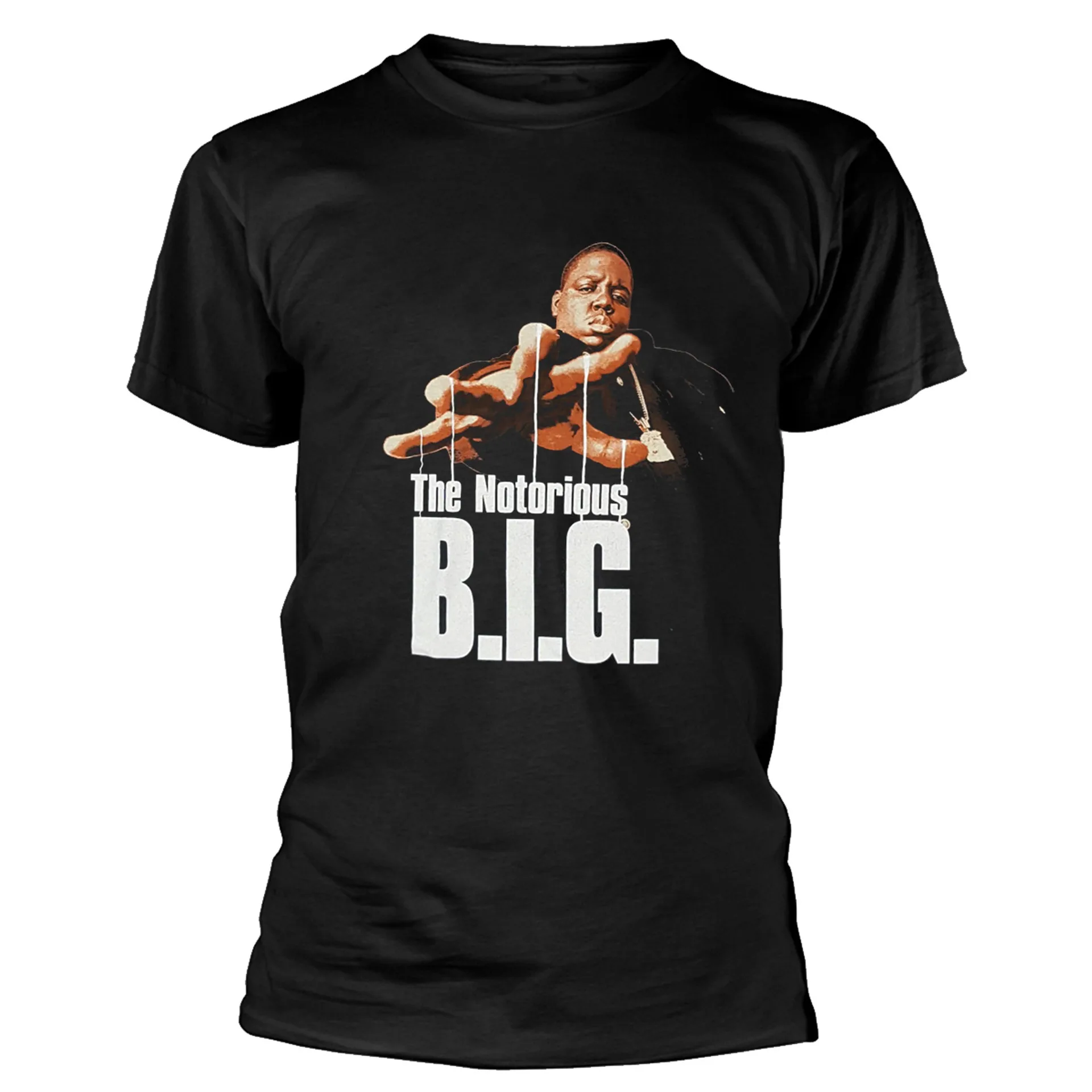 

Notorious B.I.G. Reachstrings T-Shirt Men Women Cotton Short Sleeve Brand T-shirt Vintage Hip Hop Y2k Tops Summer Men's Clothes