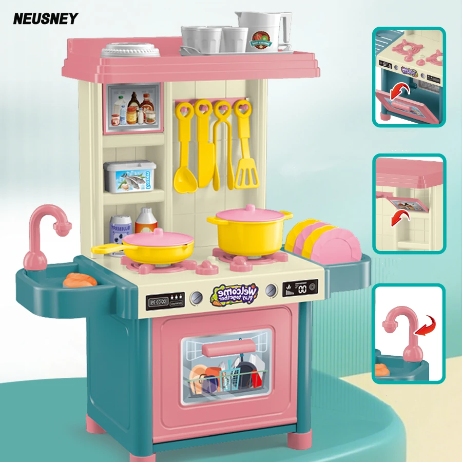 ชุดของเล่นครัวจำลอง 53 ชิ้น: ข - Kitchen Appliances For Kids บทวิจารณ์และราคา