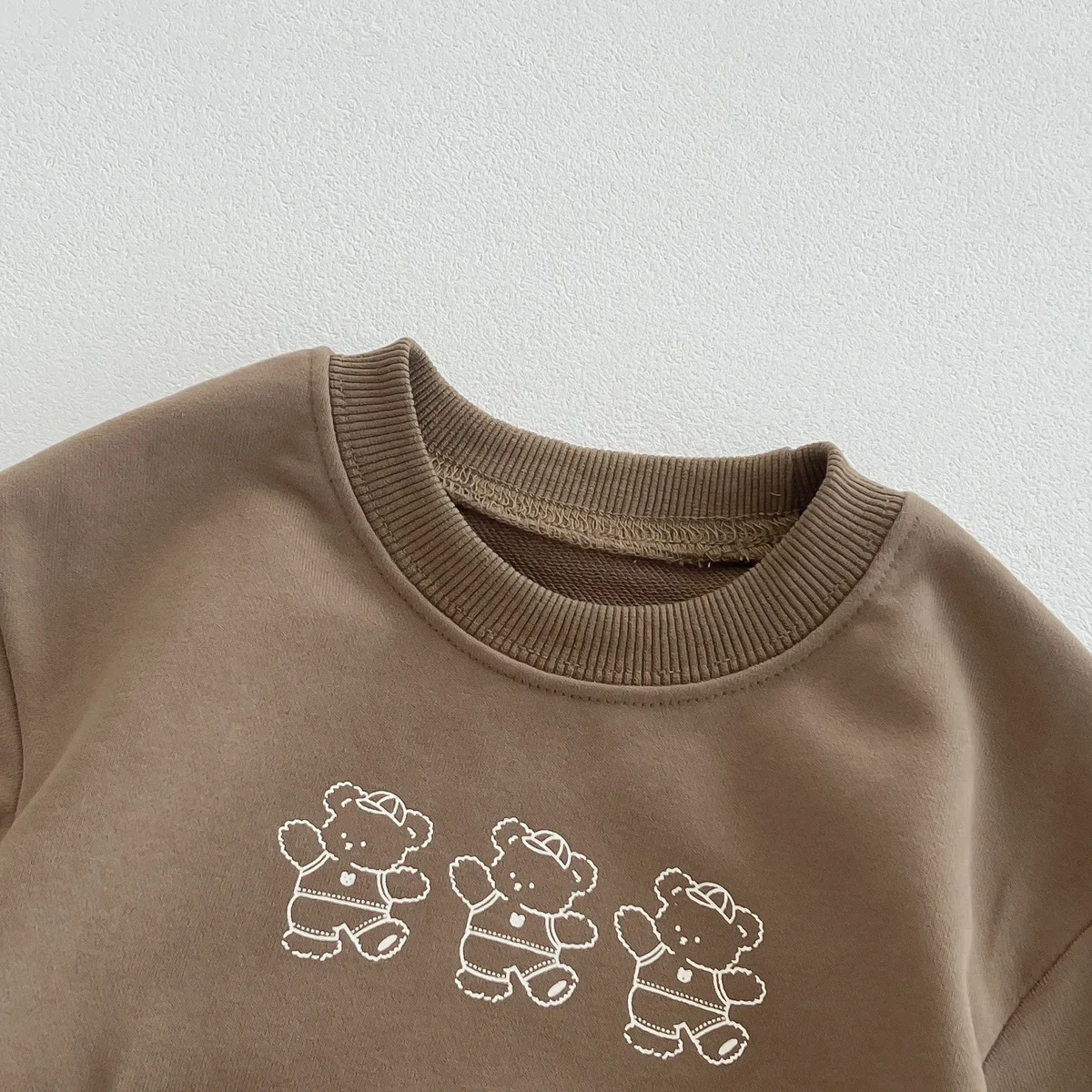 Newborn Casual Pocket Jumpsuit Cotton Loose Infant Boy Girl Clothes 2025 Autumn New Baby Long Sleeve Romper Cartoon Bear Print