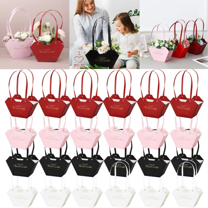 10-40 Stück Blumenverpackungsboxen für Feiertage, Blumen-Süßigkeiten-Geschenkboxen, Blumenstrauß-Arrangement-Pakete, DIY-Blumenmaterial, Partyzubehör