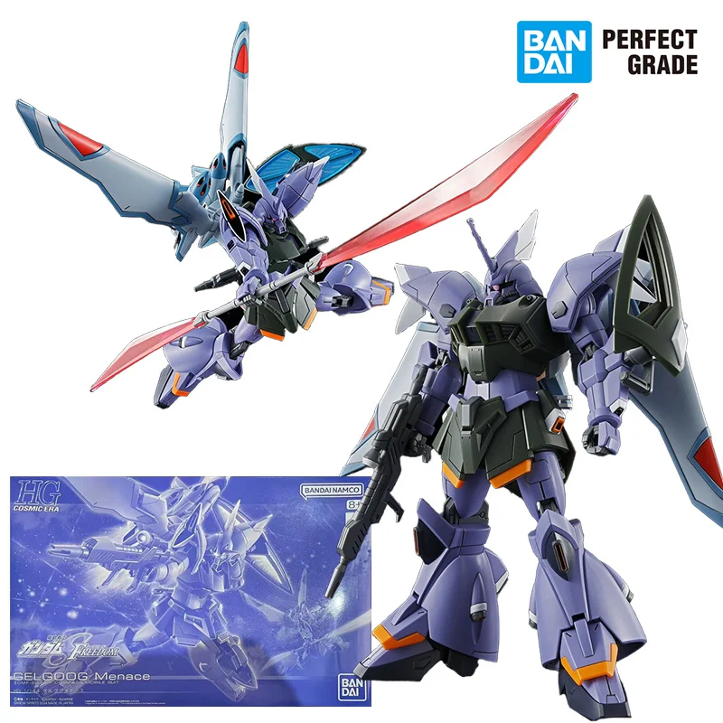 Bandai PB HG 1/144 Gelgoog Menace 14Cm Gundam Seed Freedom 14Cm Anime Original Action Figure Model Kit Toy Gift Collection