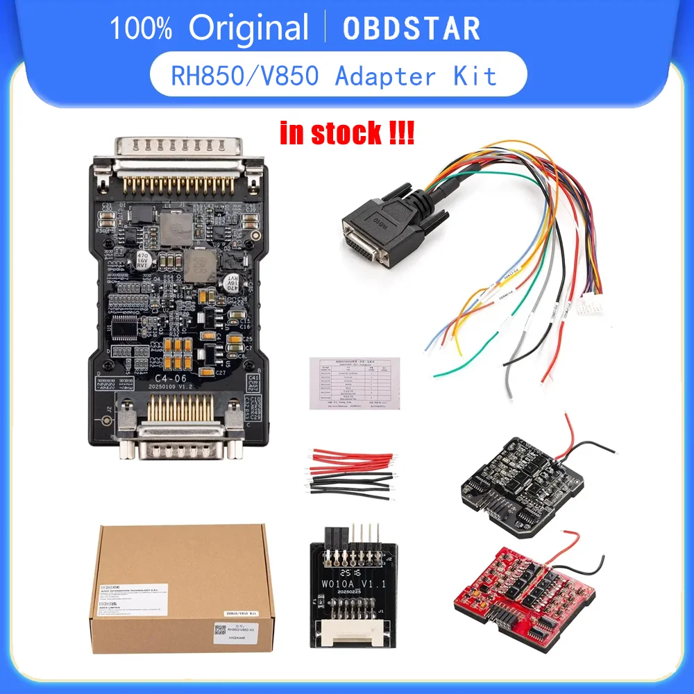 OBDSTAR MQB All Keys Lost RH850/V850 Adapter Full Kit for Airbag Reset, IMMO Data/Pincode Read, Dashboard, BCM, ELV