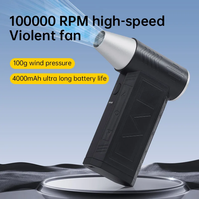 Blowers, Violent Turbofans, Mini Camping Outdoor Handheld Fans, High Speed Dust Removal, Adjustable Camping Fire