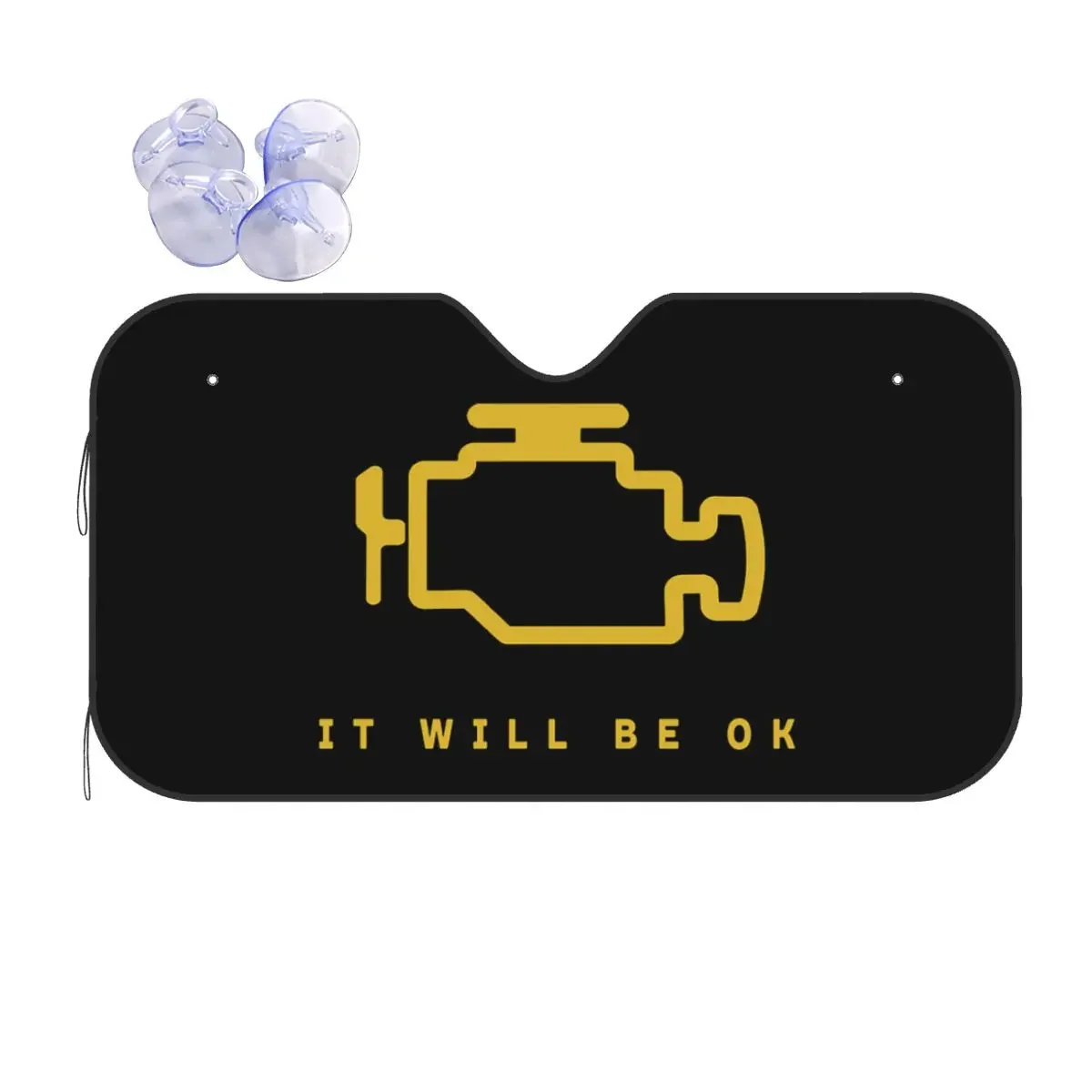 

Mechanic Auto Repair Check Engine Light Novelty Sunsha Windscreen Car Window Windscreen Cover Ice Shield Dust Protection