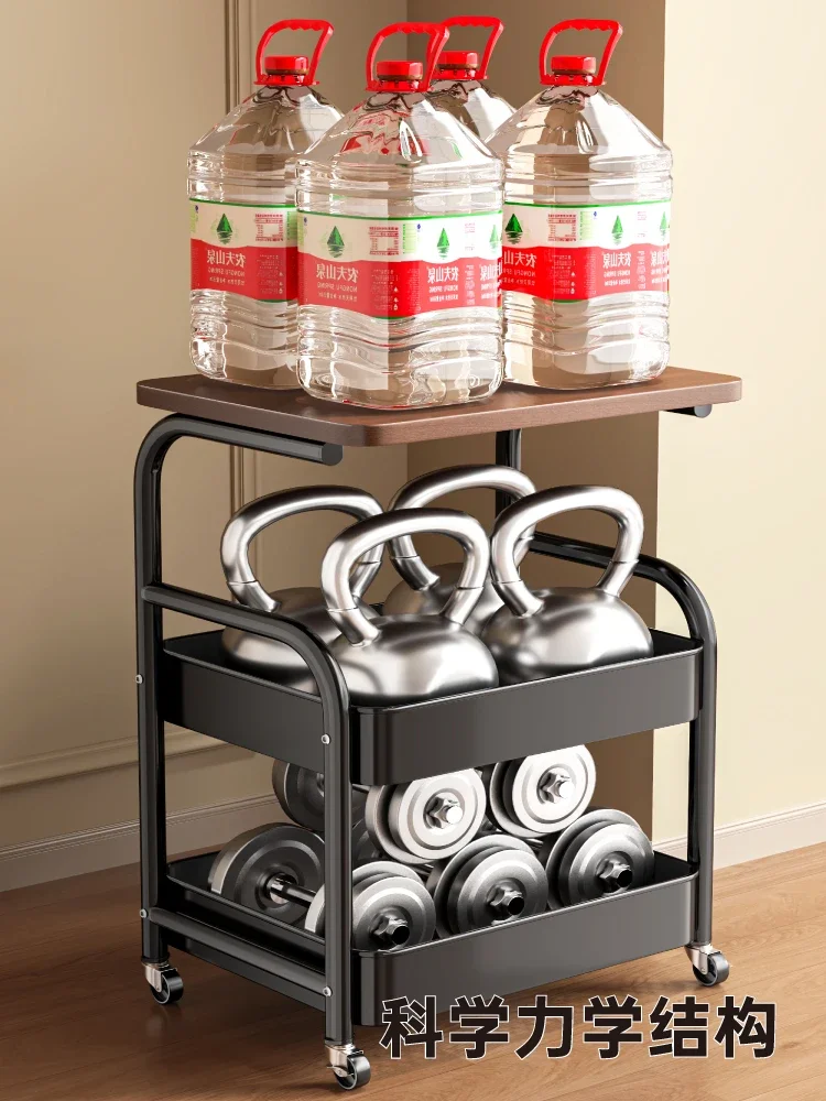 Medieval removable trolley storage rack, bedside table, living room, sofa side, tea table, food storage rack