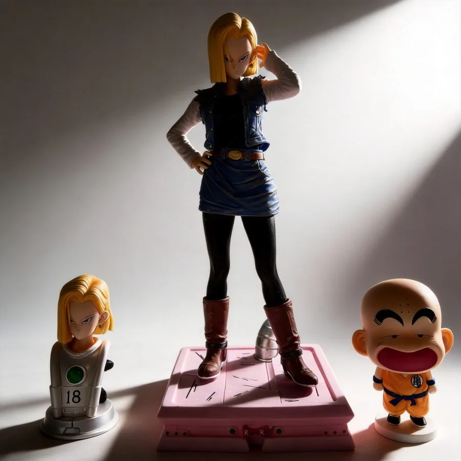 

Аниме-фигурка Андроид 18 (CPR Studio) и Криллин из Dragon Ball Z - коллекционная модель высотой 29 см